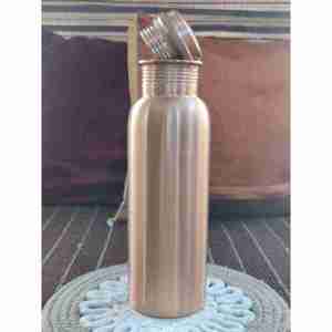 Bouteille isotherme sous vide en cuivre nouvelle conception pour enfants bouteille d'eau large pour enfants de qualité exportée avec bouteille d'eau en cuivre de haute qualité - Product Image 6