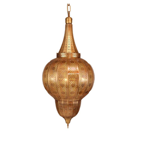 Lustre circulaire en métal de style marocain moderne pour la maison Design suspendu tendance pour la décoration de Noël - Product Image 6