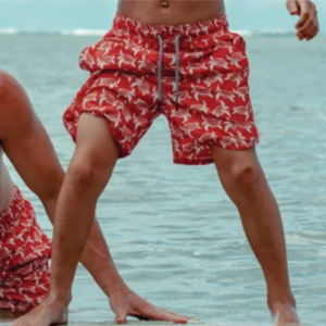 Short de bain d'été en polyester pour hommes, nouveauté en gros, sublimation personnalisée, impression numérique, motifs solides, styles écologiques - Product Image 5