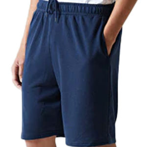 Short de survêtement respirant de haute qualité décontracté taille moyenne fermeture à cordon de serrage couleur unie pour hommes, short de couleur unie pour hommes - Product Image 1