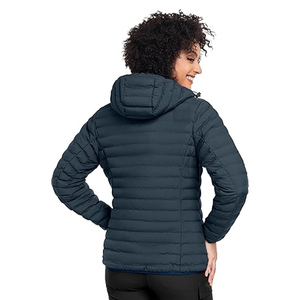 Femmes surdimensionné respirant matelassé léger doudoune décontracté rembourré manteau fermeture éclair chauffé en gros coton manteau motif - Product Image 4