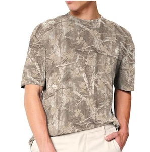 Men's Vintage Realtree Pattern Printed O-Neck Regular Sleeve 100% Cotton Breathable Eco-Friendly Casual Camo T-<b>Shirts</b> - Product Image 6