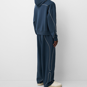 2025 pantalons pour hommes, pantalons baggy surdimensionnés pour hommes lavés Style Streetwear pantalon coupe droite disponible en vrac pour des vêtements décontractés - Product Image 3