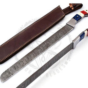 Cuchillo de Cocina de Acero Inoxidable Forjado a Mano para Jamón Español, Cuchillo de Chef para Cocina y Carne, Cuchillo para Brisket - Product Image 1