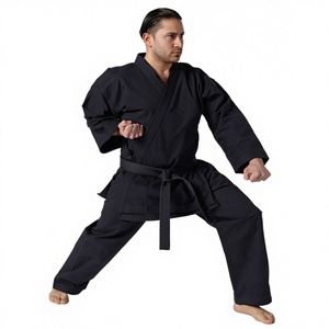 Uniformes de Karate sin marca hechos a medida, chalecos de algodón para artes marciales con servicio OEM, opción de compra a granel para logotipos de marca personalizados - Product Image 1