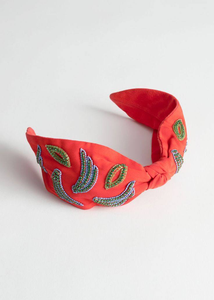 Bandeaux pour cheveux indiens multi-broderies de luxe faits à la main, accessoires pour cheveux pour enfants, derniers bandeaux pour cheveux - Product Image 3