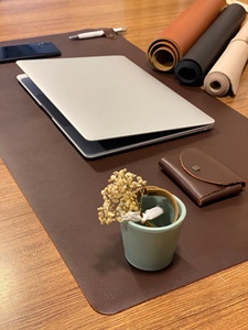 Grand tapis de souris personnalisé fait à la main protecteur de Table accessoires de décoration de bureau en cuir véritable LDP-0063D - Product Image 2