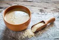 Beurre de sésame (pâte) de qualité alimentaire supérieure, tahini, ingrédient de pâtisserie, pureté 99%+, certifié FSSAI/ISO, saveur riche et noisette, Sunari