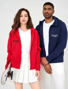 Sudadera Deportiva de Invierno Bordada de Color Sólido, Fabricada en Fábrica, Venta al Por Mayor, para Hombre y Mujer, Corte Regular, para Parejas - Product Image 3