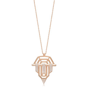 925จี้สร้อยคอนำโชคทันสมัยดีไซน์ไม่เหมือนใครเครื่องประดับเงินสเตอร์ลิงทำด้วยมือแบบตุรกี - Product Image 6