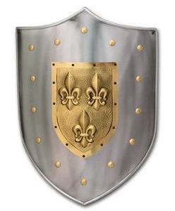 Bouclier viking médiéval d'aspect de qualité supérieure, bouclier résistant à la vente médiévale entièrement fonctionnel pour le bouclier de combat pour la décoration intérieure - Product Image 3