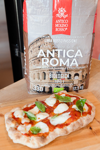 Antico Molino Rosso Antica Roma Harina Orgánica de Trigo de Alto Contenido de Gluten Tipo 1 330 Bolsa de 12.5 kg para Pizza y Pinsa - Product Image 5