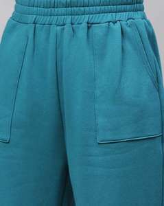 Conjunto Deportivo de Dos Piezas para Mujer, Sudadera Holgada con Capucha y Pantalones Jogger de Pierna Ancha, Ajuste Holgado, Transpirable, Cómodo, Informal y Activo - Product Image 2