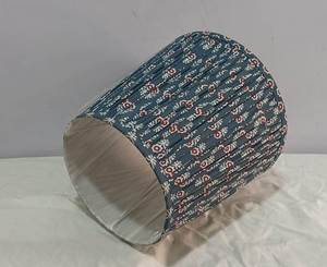 ที่คลุมโคมไฟตั้งพื้นและโต๊ะโคมไฟ E27ยอดนิยมที่คลุมโคมไฟและเฉดสีผ้าฝ้ายผ้าลินินลายทางมีระบายขอบ - Product Image 3