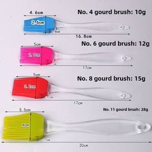 Transparent Handle <b>Silicone</b> and Plastic Brush for Barbecue Kitchen Sauce Milk Oil Cake <b>Baking</b> - Product Image 3