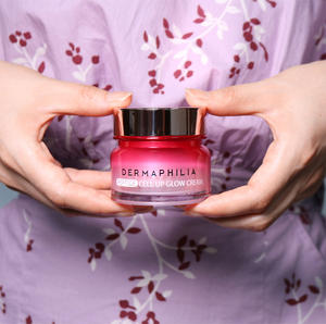 DERMAPHILIA Peptide cell up glow crème tonifie immédiatement l'effet de l'extrait de fleur de cerisier Made In Korea Hot Product - Product Image 4