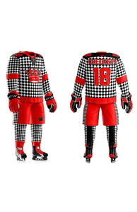 Maillot réversible de hockey et de hockey sur glace à séchage rapide personnalisé uniforme de hockey sur glace pressé à chaud sublimé Logo personnalisé OEM 2025 - Product Image 6