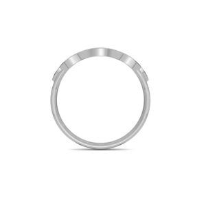 Bague en diamant classique d'inspiration vintage à trois rangées pour femmes belle pièce de bijoux pour les célébrations traditionnelles - Product Image 2