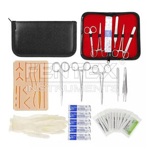 Kit de disección quirúrgica de práctica de sutura todo en uno completo de acero inoxidable para estudiantes de medicina Manual de disección básica - Product Image 2