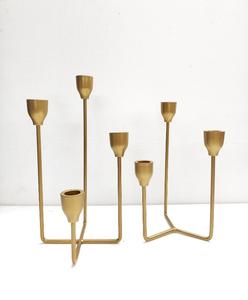 <b>Top</b> Selling Elegant Metal <b>Table</b> <b>Top</b> <b>Decor</b> Year-Round Christmas Use for Home <b>Wedding</b> Other Occasions Candle Stand Holder Wood - Product Image 3