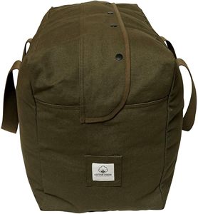 กระเป๋าเดินทางแบบยุทธวิธี ขนาดใหญ่พิเศษ พับเก็บได้อเนกประสงค์ ทำจากผ้าแคนวาส พร้อมตัวล็อคแบบกระดุม สำหรับการเดินทางและจัดเก็บสิ่งของกลางแจ้ง - Product Image 4