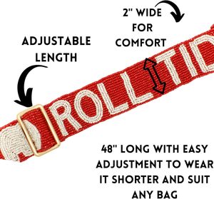 Ceintures perlées exquises de nouveau concepteur et sangles de sac à main élégantes pour le jour du jeu élégant et la mode sportive Bandoulière la plus populaire - Product Image 4