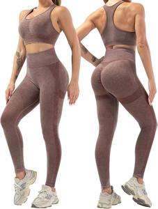 Sujetador de gimnasio Quickdry para mujer y mallas de yoga transpirables de alta calidad - Product Image 3