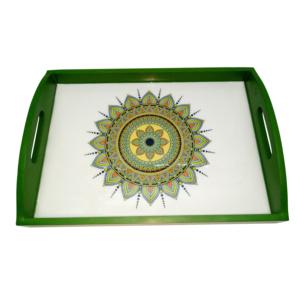 Haute qualité vente chaude vacances saison décor à la maison artistique en bois plateau décoratif Standard fête célébration cadeau noël - Product Image 5