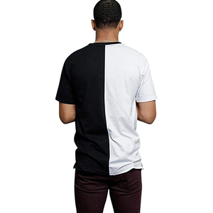 Hombres 150 gramos transpirable 100% algodón camiseta para hombres holgado ajuste holgado impreso tripulación fitness antiarrugas bolsillo - Product Image 3