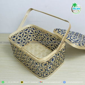 Produit de vente chaud Stockage éco-conscient: Paniers en bambou naturel du Vietnam de haute qualité - Product Image 3