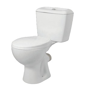 Siphon de style au design classique le plus populaire, 2 pièces, toilettes en céramique, toilettes en deux pièces pour l'Europe - Product Image 4