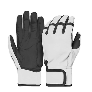 Guantes de bateo de puño corto de béisbol de cuero de Venta caliente profesional guantes de bateo de béisbol de cuero duraderos resistentes - Product Image 3