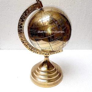 Diseño clásico Aluminio Plateado Mundo Educativo Globo Sala de estar Oficina Mesa Decorativo Mundo Globo - Product Image 6