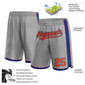Pantalones cortos de baloncesto ajustados sueltos personalizados de verano para gimnasio atlético con nombre de escuela personalizado pantalones cortos de baloncesto bordados para hombres - Product Image 4