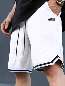 Pantalones Cortos de Baloncesto Sublimados Personalizados, Estilo Vintage, Tallas Grandes, Ropa Deportiva Transpirable para Adultos y Niños, Diseño de Pantalones Cortos de Baloncesto en Blanco - Product Image 3