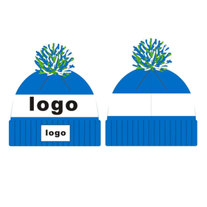 Chapeaux en tricot personnalisés en gros, logo brodé, bonnets chauds, chapeau d'hiver pour hommes - Product Image 2