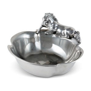 Bol à chocolat en métal chic et unique avec finition antique argentée pour exposer des chocolats à la maison ou lors d'événements de célébration - Product Image 6