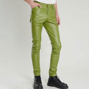 Pantalones de cuero lavados para hombre, ligeros y de alta calidad de Alexandria Industries, los más vendidos, para venta en línea, ropa informal, pantalones de hombre de primera calidad. - Product Image 1