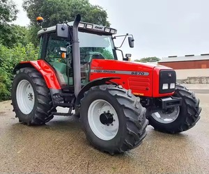 Massey Ferguson 5700ชุด6270 Dyna 4x4ฟาร์มรถแทรกเตอร์180hp เครื่องยนต์ Kubota ที่เชื่อถือได้ปั๊มเกียร์ที่ใช้ลูกปืนล้อรถแทรกเตอร์ - Product Image 1