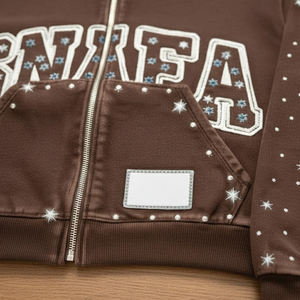 Nueva Llegada, Chándales de Invierno con Capucha de Alta Calidad, Ropa de Invierno, Chándal para Hombre, Precio Ajustable, Chándales con Pedrería para Hombre - Product Image 5