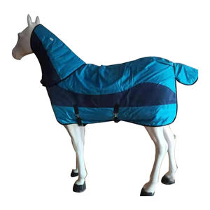 Venta al por mayor de alfombras cálidas ecuestres, Alfombra de caballo de lana estable transpirable, mantas de caballo personalizadas para la venta en MOQ bajo - Product Image 2