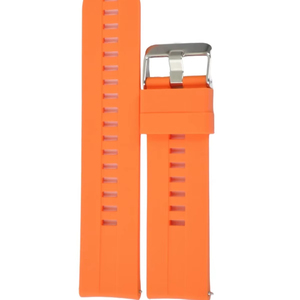 Correa de Reloj Deportiva Unisex JD467, Resistente al Agua, Silicona Naranja, Suave, Ligera, Transpirable, Duradera, 20-22mm, Acero Inoxidable - Product Image 1
