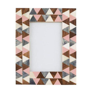 Marco de Fotos Moderno Hecho a Mano, Duradero, con Incrustaciones de Hueso, MDF y Resina, para Mesa, Personalizable - Product Image 6