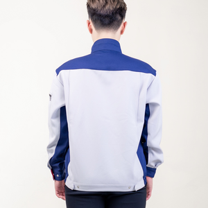 Work Clothing <b>Men</b> Worker Uniform <b>Overalls</b> Safety Workwear Anti-dust Cotton Comfortable Breathable FMF Verified ODM OEM Grey - Product Image 3