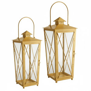 Lanterne en métal gris de qualité supérieure, porte-bougie décoratif en fer avec poignée, lanterne pour la décoration de la maison et des événements à bon prix - Product Image 4