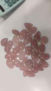 Lote de Cabujones de Cuarzo Rosa Natural, Increíble Gema Rosa Suelta con Cambio de Color, Tamaño Libre para Joyería y Sanación - Product Image 4