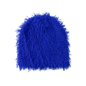 Gorro de Mohair a Rayas, Gorro de Invierno para Mujer y Hombre, Gorro de Mohair Suave y Esponjoso, Gorro de Estilo Retro a Rayas, OEM/ODM - Product Image 6