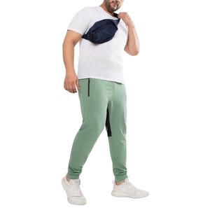 Pantalons de jogging pour hommes grande taille, taille haute, écologiques, doux, extensibles, décontractés, respirants, légers, pour tous les jours, vêtements de détente actifs - Product Image 2