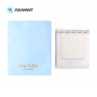 Petite feuille de plastique thermoscellée imprimée personnalisée, sacs d'emballage de thé vides emballés individuellement, matériau en rangée pour emballage de café