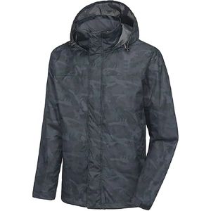 Chaqueta impermeable de alto rendimiento, chaqueta de nailon a prueba de viento con logotipo personalizado transpirable - Product Image 1